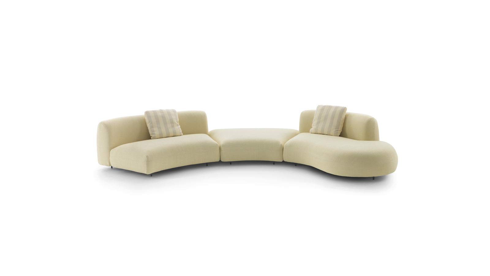 Tokio Modular curved fabric sofa