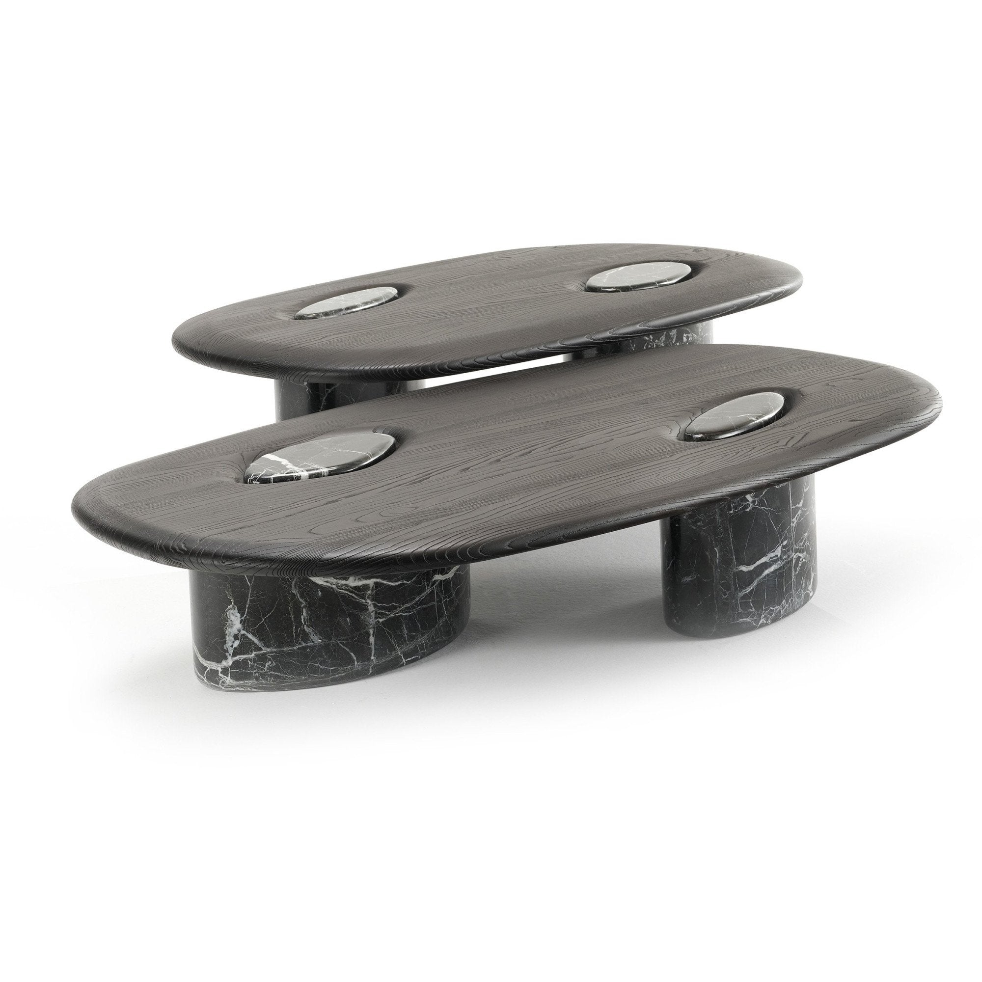 Rita Oak Marble Stub Coffee Table
