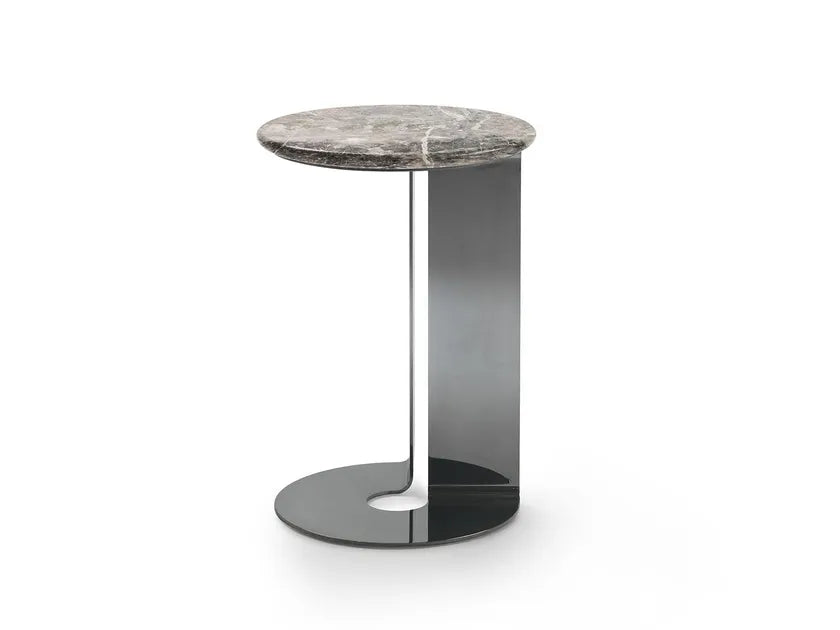 KYLE Round marble side table
