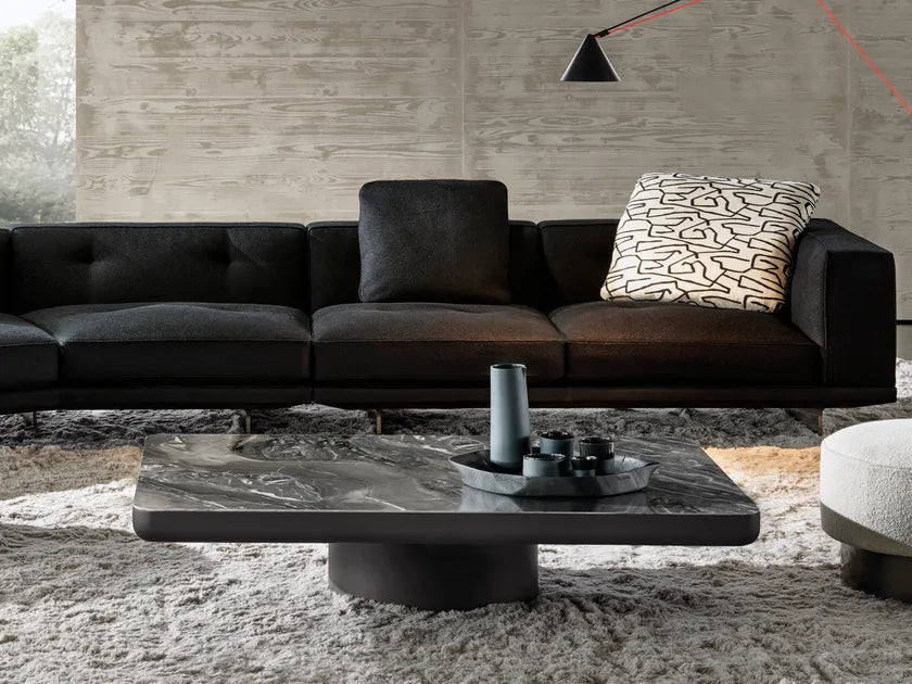 BRADY Rectangular marble coffee table