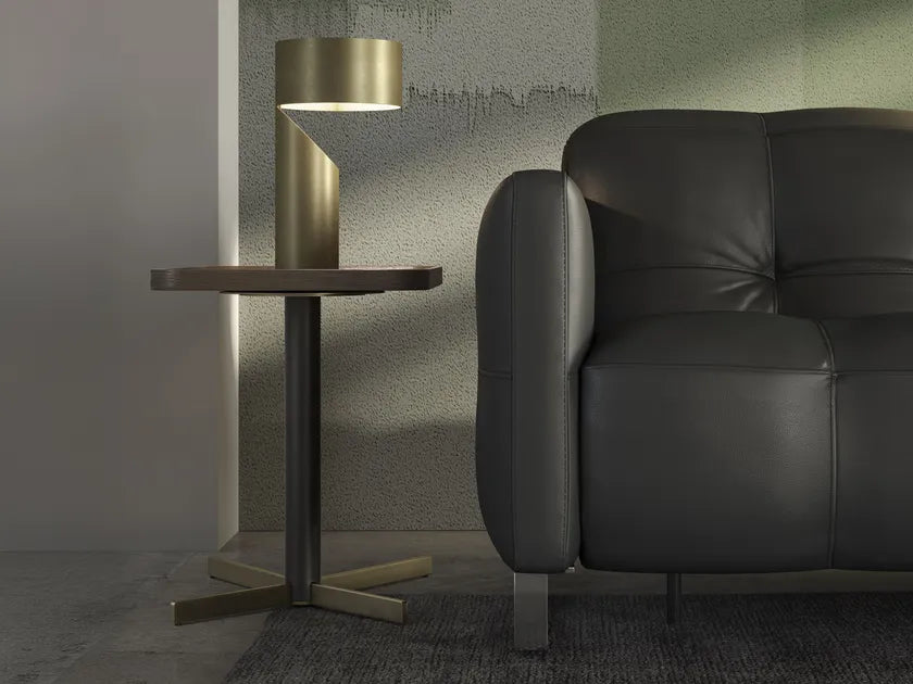 ICON Round wooden side table