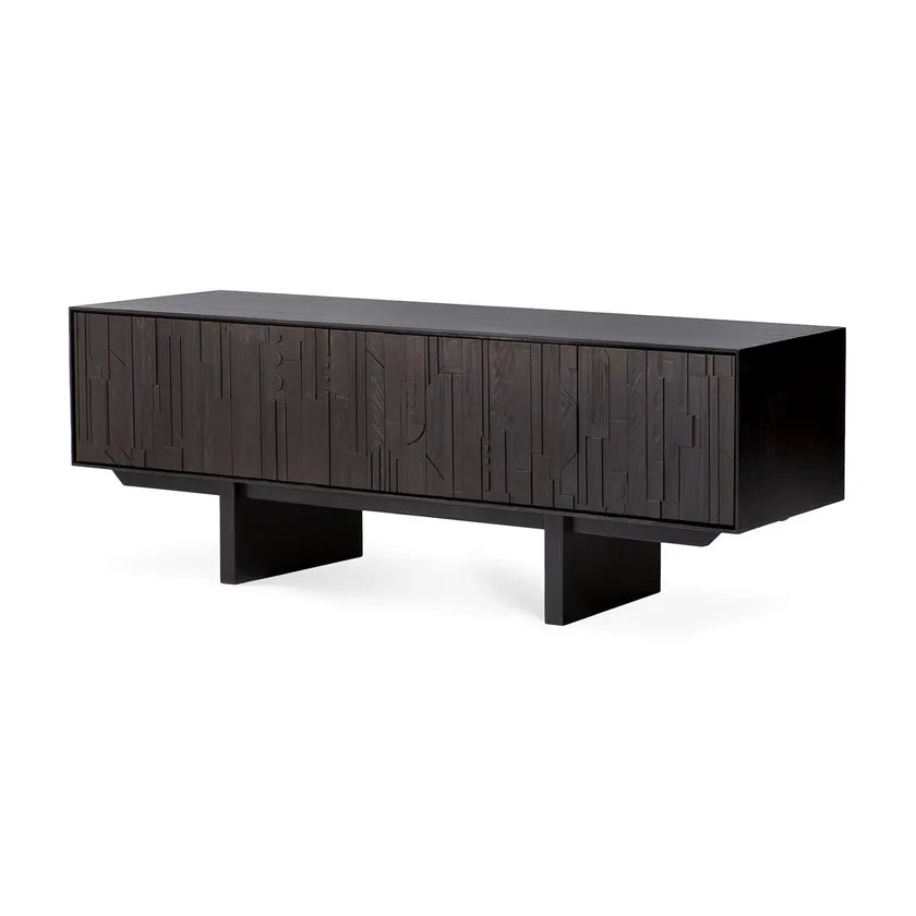 Teak Mosaic TV Cupboard
