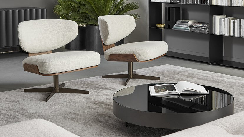 JAZZ Low rectangular ceramic coffee table