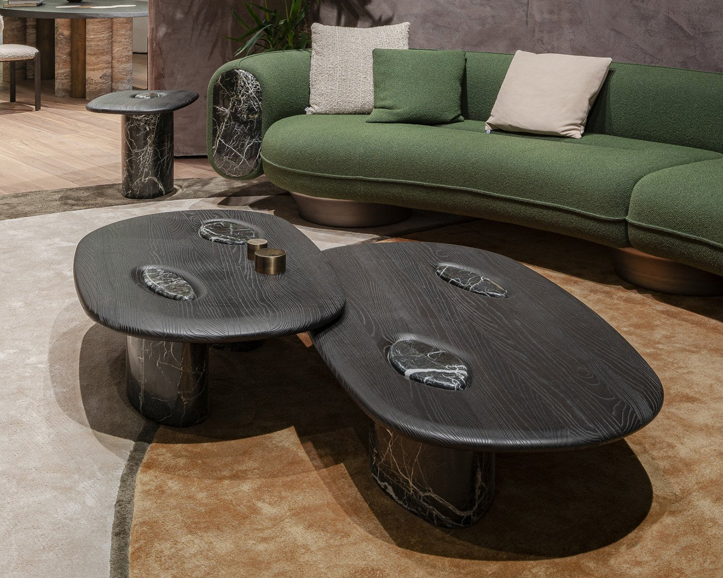 Rita Oak Marble Stub Coffee Table