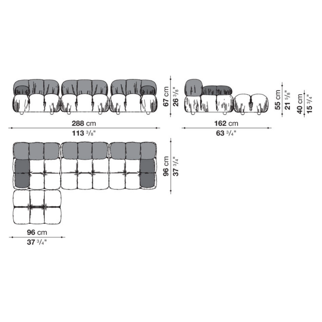Camaleonda Sectional Sofa