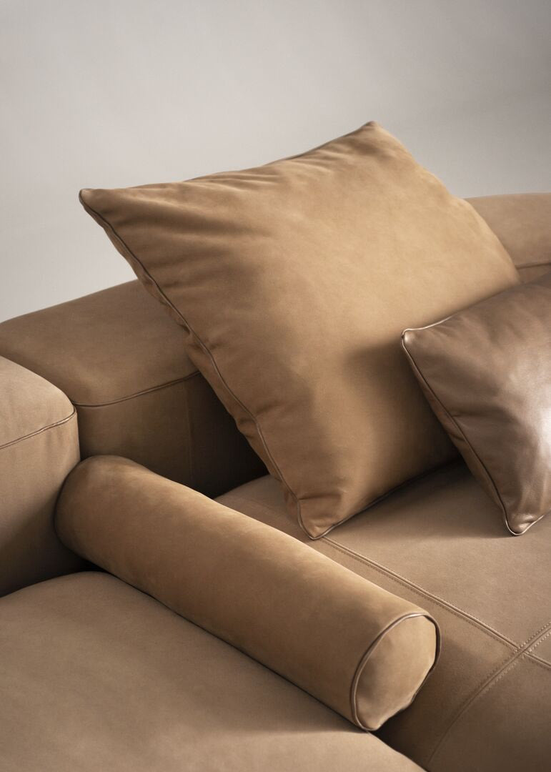 JULIETTE Modular leather sofa