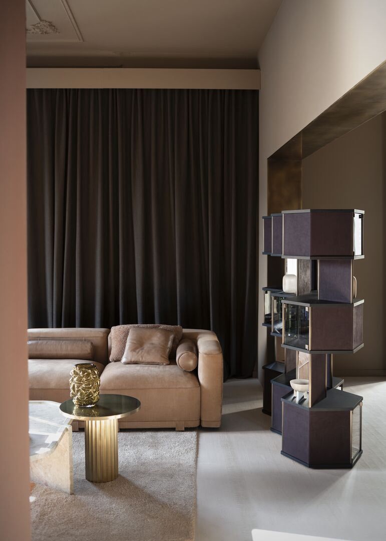 JULIETTE Modular leather sofa
