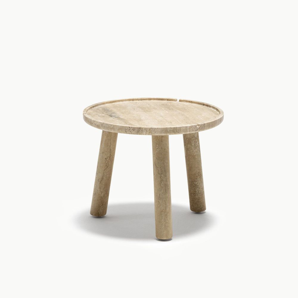 Bloom Stone Round Medium Side Table