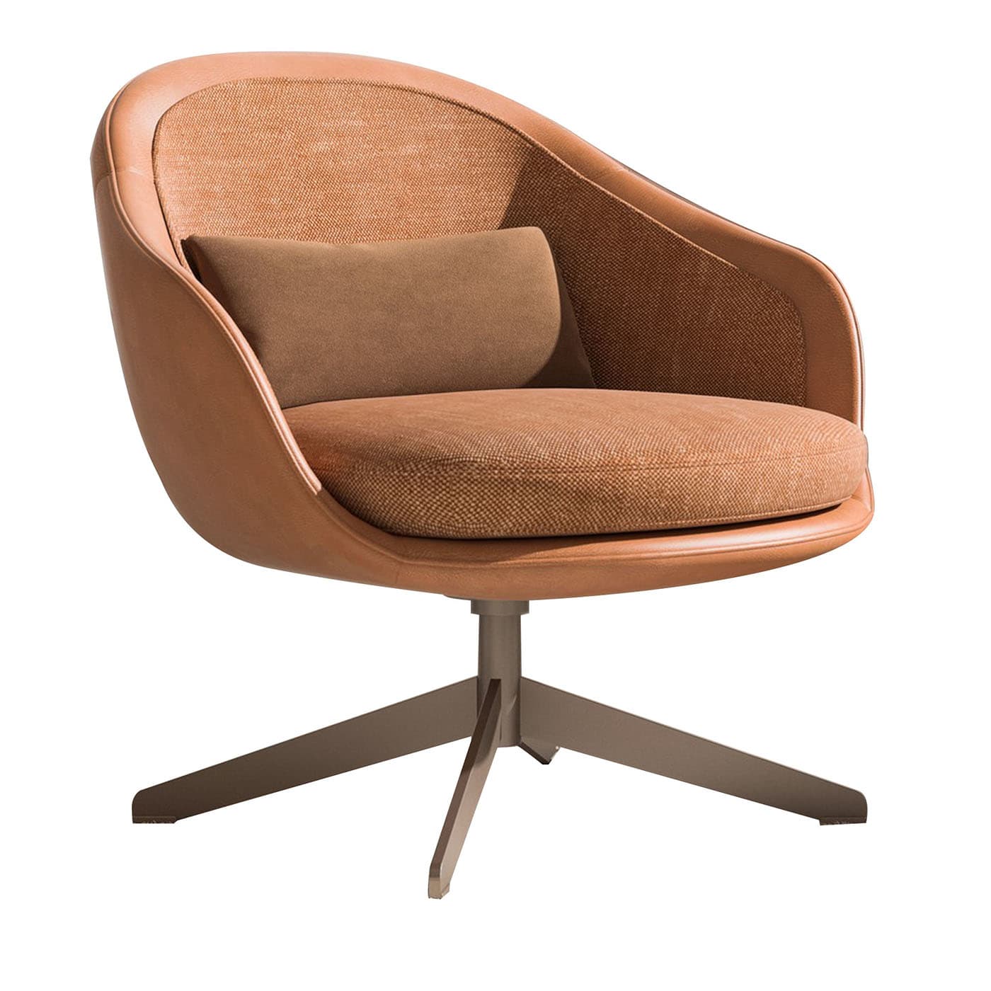 Orange Swivel Chair