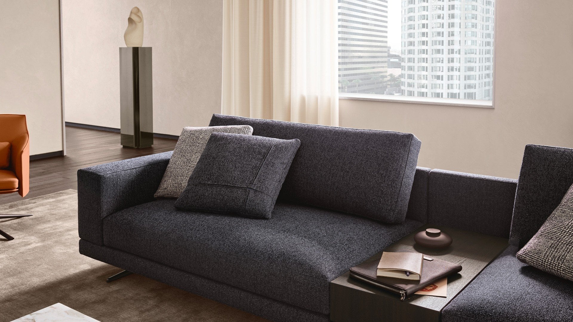 MONDRIAN Corner fabric sofa