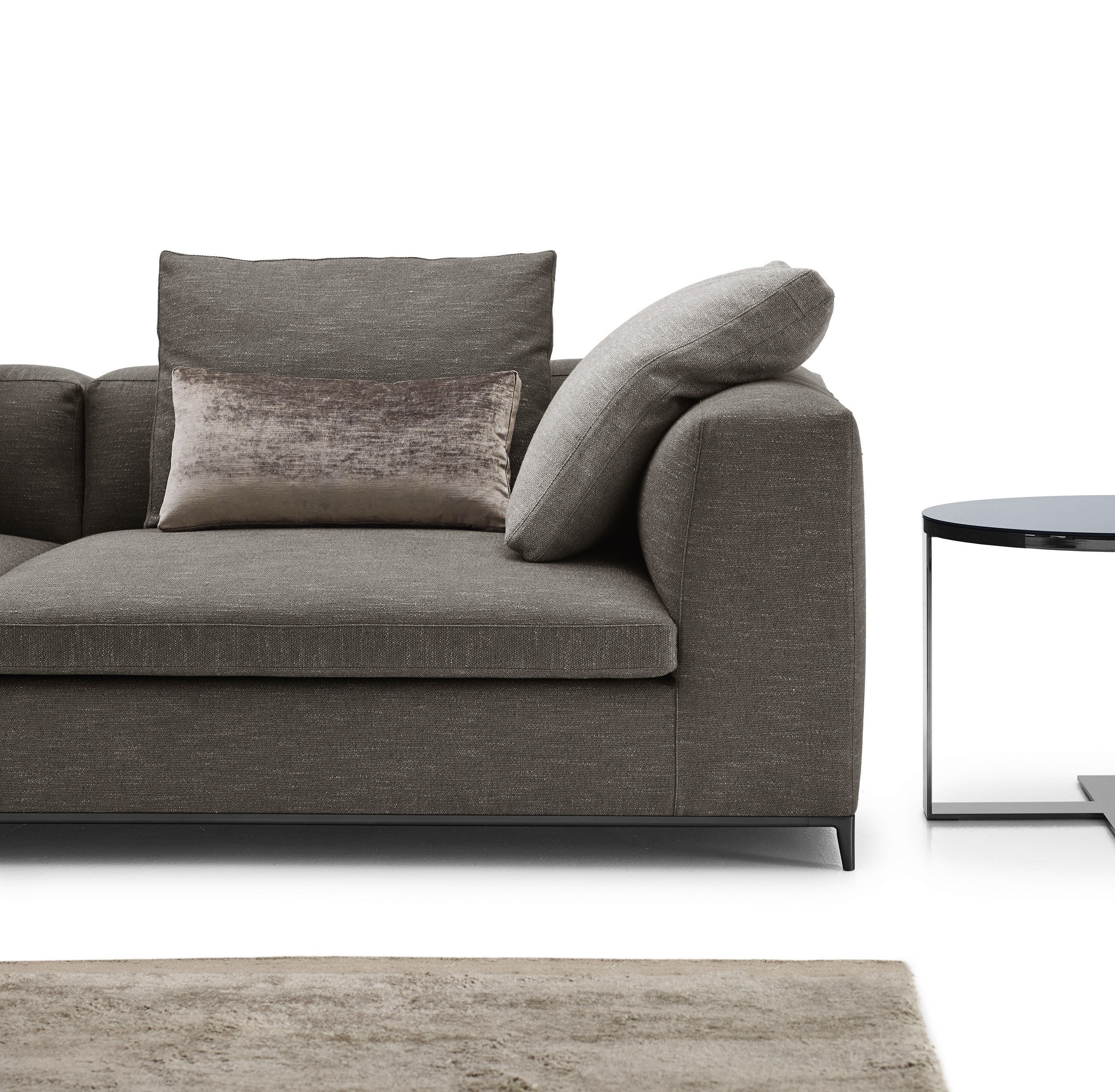 Michel Club Corner fabric sofa