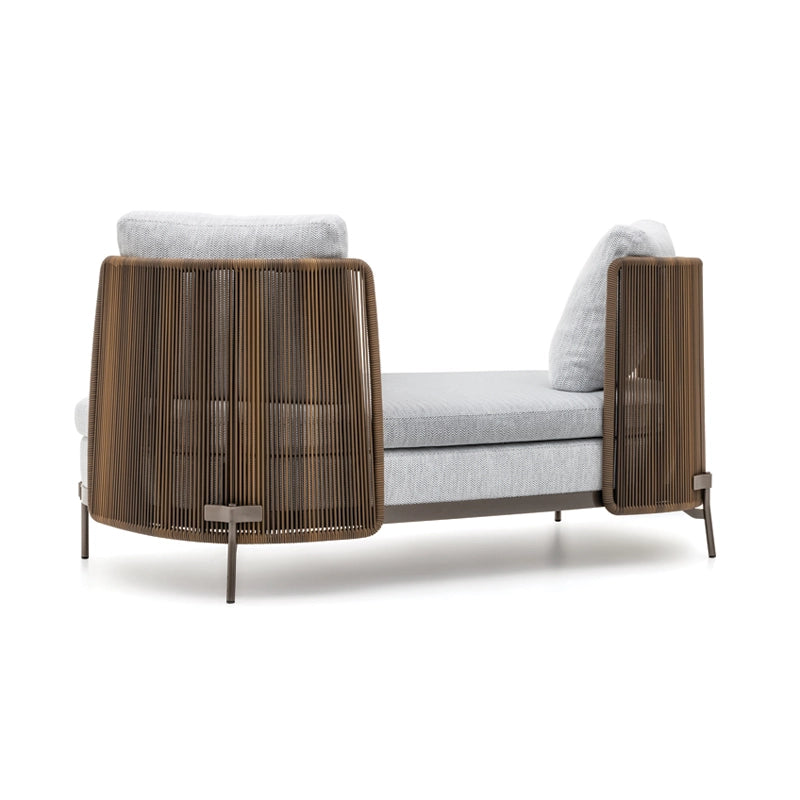 Minotti Tape Cord Backless Sofa outdoor