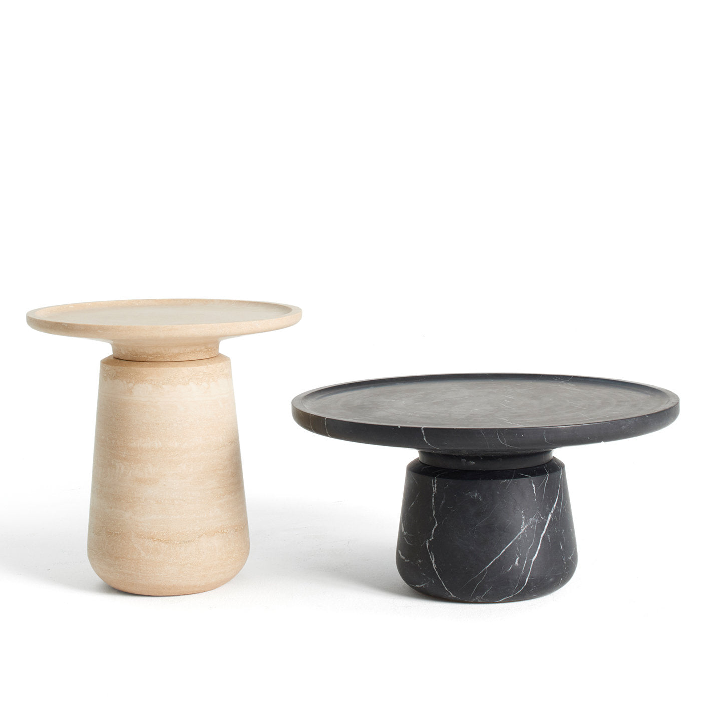 Atlanta Marble Plinth Side Table
