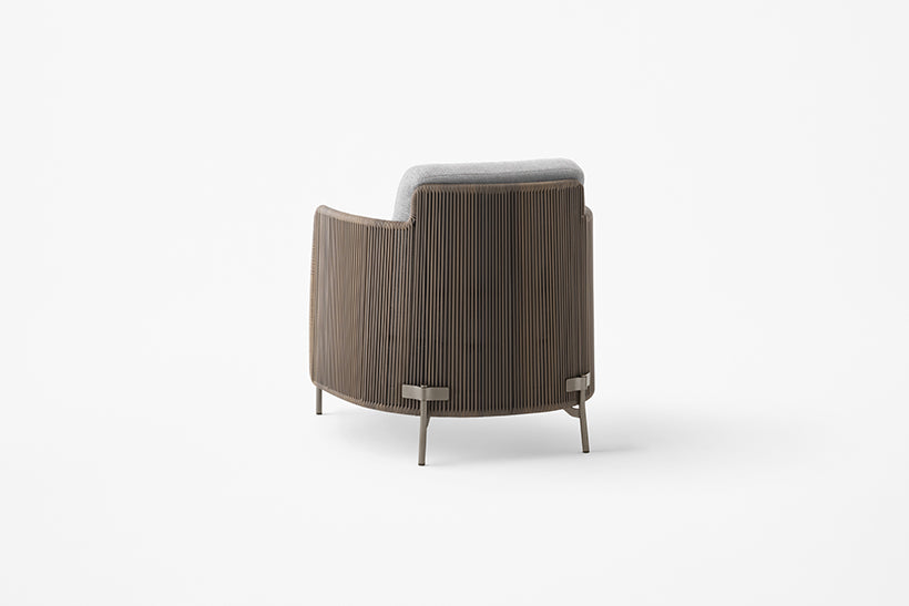 Minotti Tape Cord Armchair Sofa Outdoor