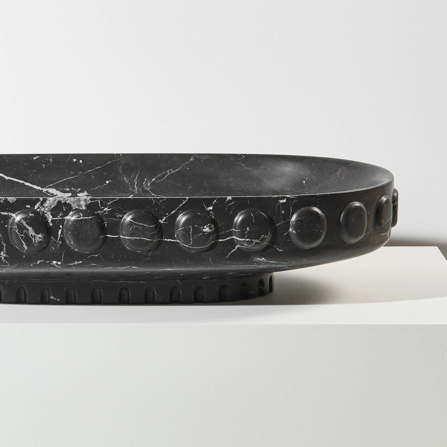 Aurelia Eclipse Marble Platter Tray