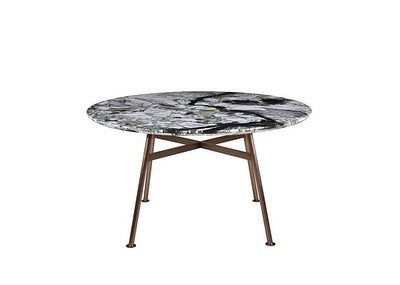 The Yutapi Ice Jade Marble & Metal Dining Table