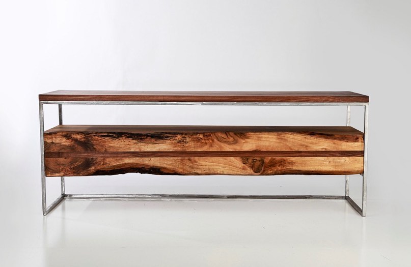 Russel Drawer Live Edge Media Console