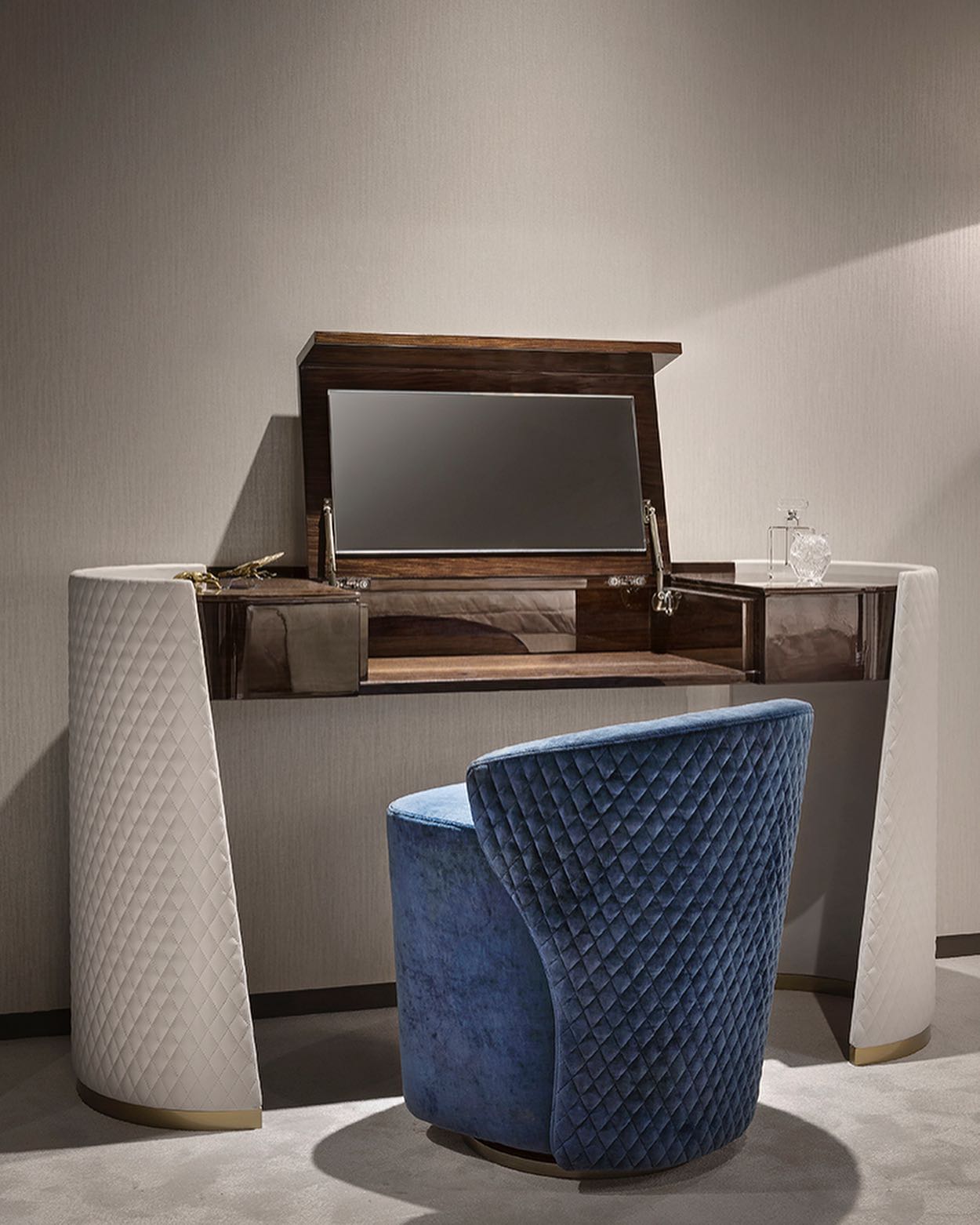 Nubuck Dresser Vanity Console