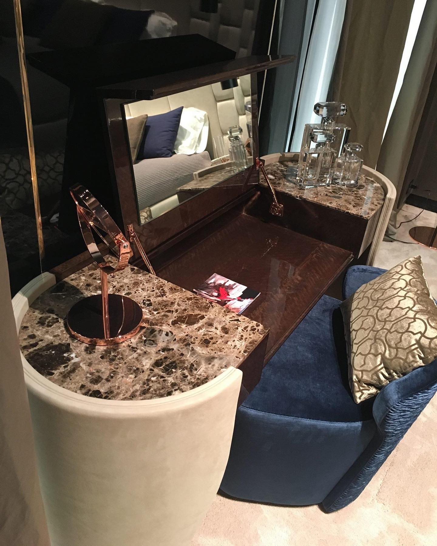 Nubuck Dresser Vanity Console