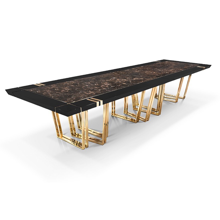 Apotheosis Emperador Dining Table