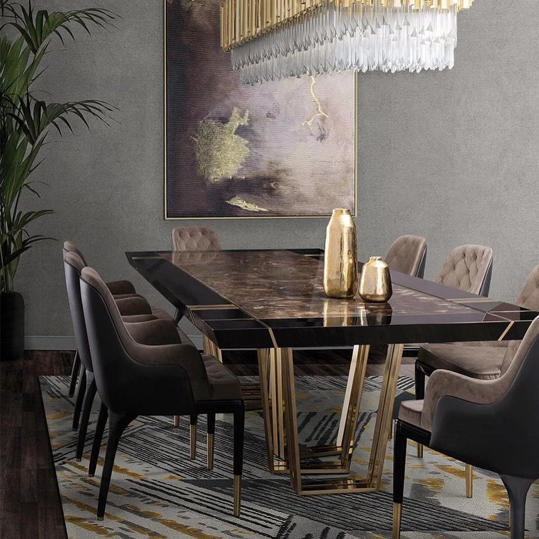 Apotheosis Emperador Dining Table
