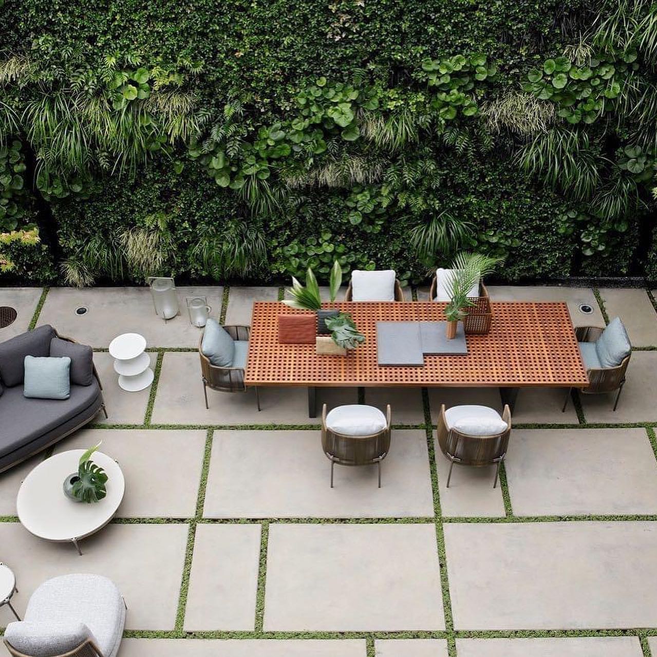 Minotti Tape Cord Armchair Sofa Outdoor