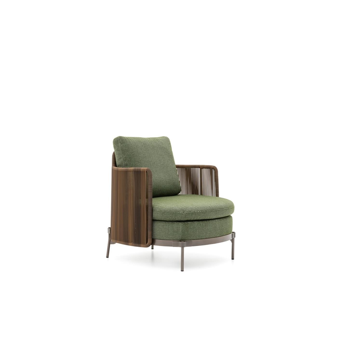 Minotti Tape Cord Armchair Sofa Outdoor