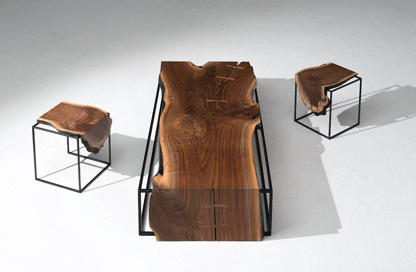 Waterfall Live Edge Side table