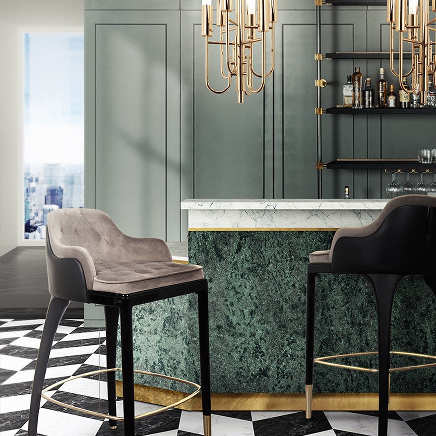 Charla Bar Stool Chair