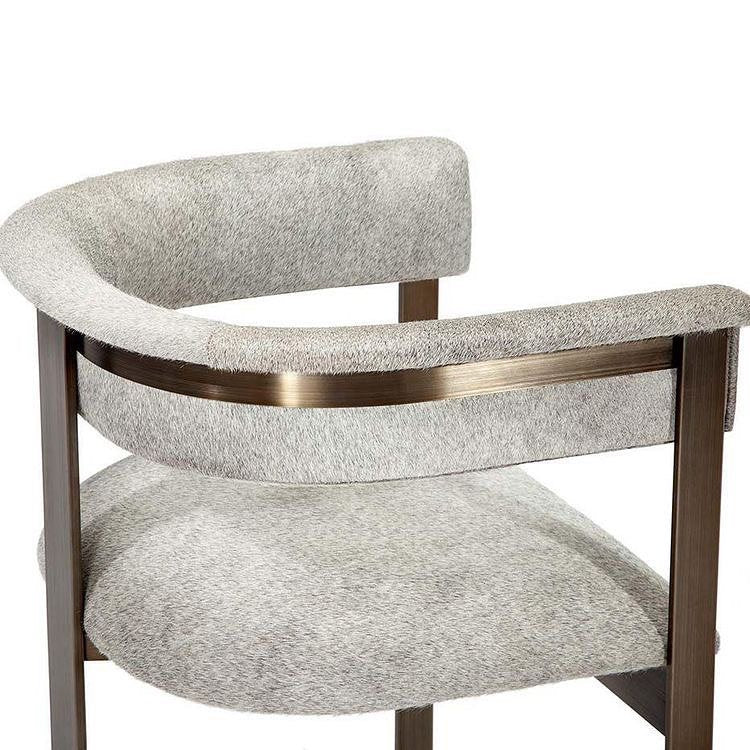 Darcy Hide Steel Dining Chair