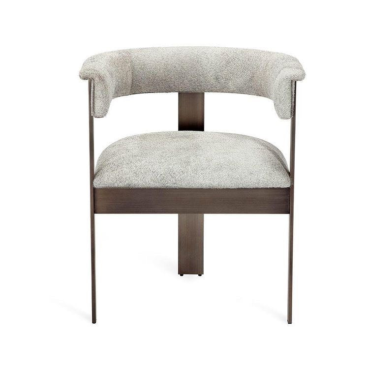 Darcy Hide Steel Dining Chair