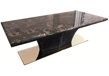 Omotesando Brass Marble Dining Table