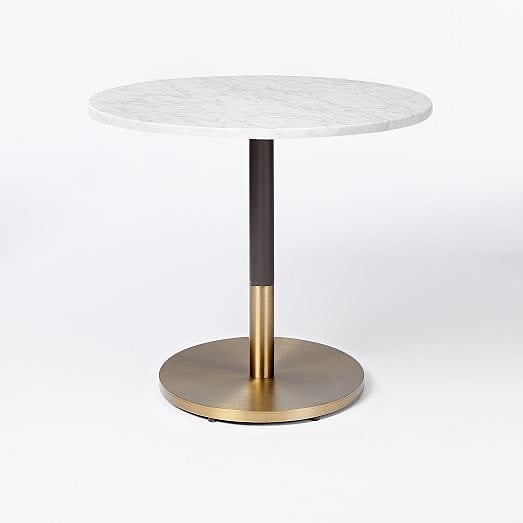 Detroit Round Bistro Marble Table
