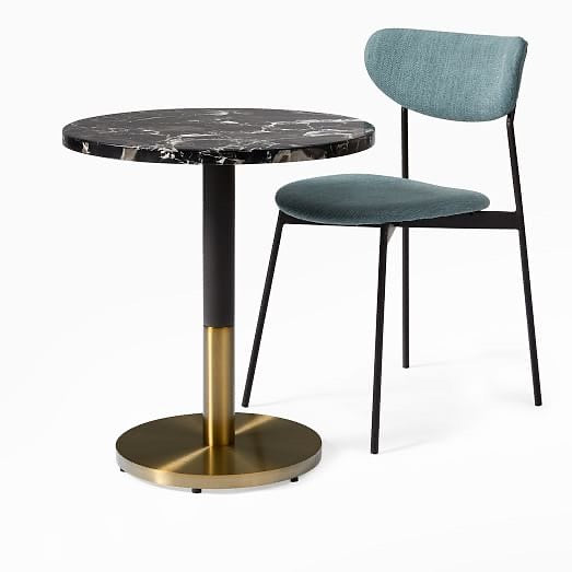 Detroit Round Bistro Marble Table