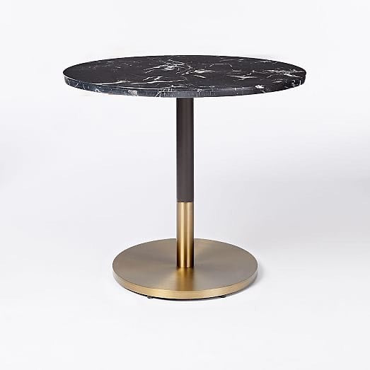 Detroit Round Bistro Marble Table