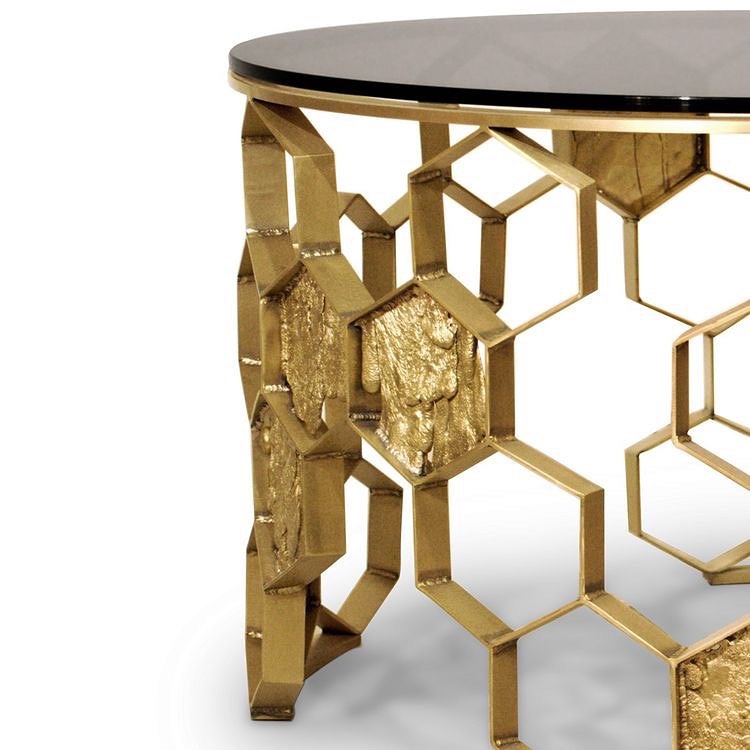 Manuka Hex Metal Element Mesh Coffee table