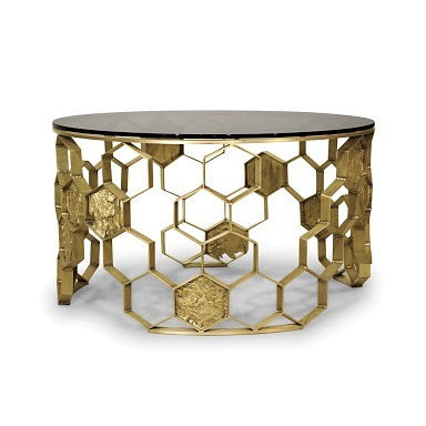 Manuka Hex Metal Element Mesh Coffee table