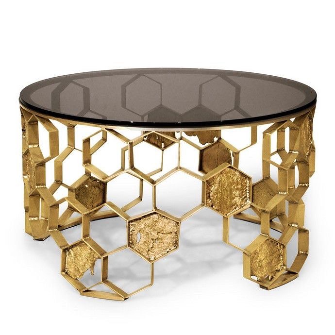Manuka Hex Metal Element Mesh Coffee table