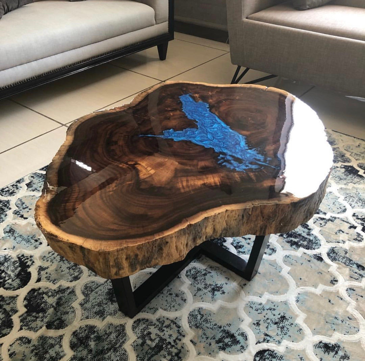 Epoxy Resin Coffee Table